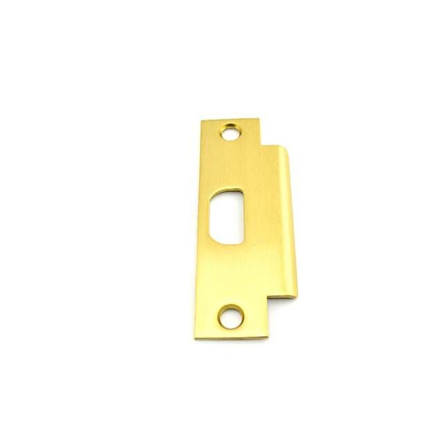 Schlage Commercial 10025606 ASA Strike with Screws Satin Brass Finish