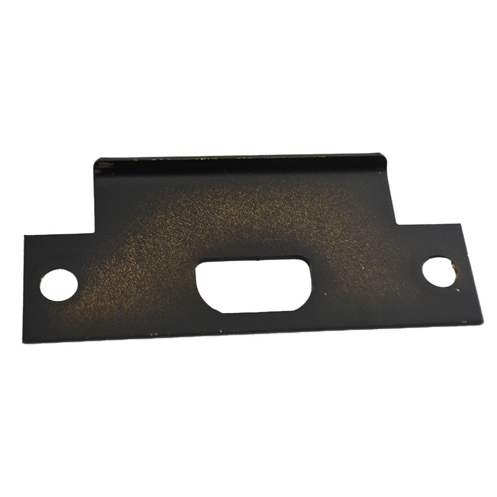 Schlage Commercial 10025622112 1-1/2" Lip ASA Strike with Screws Matte Black Finish Main image