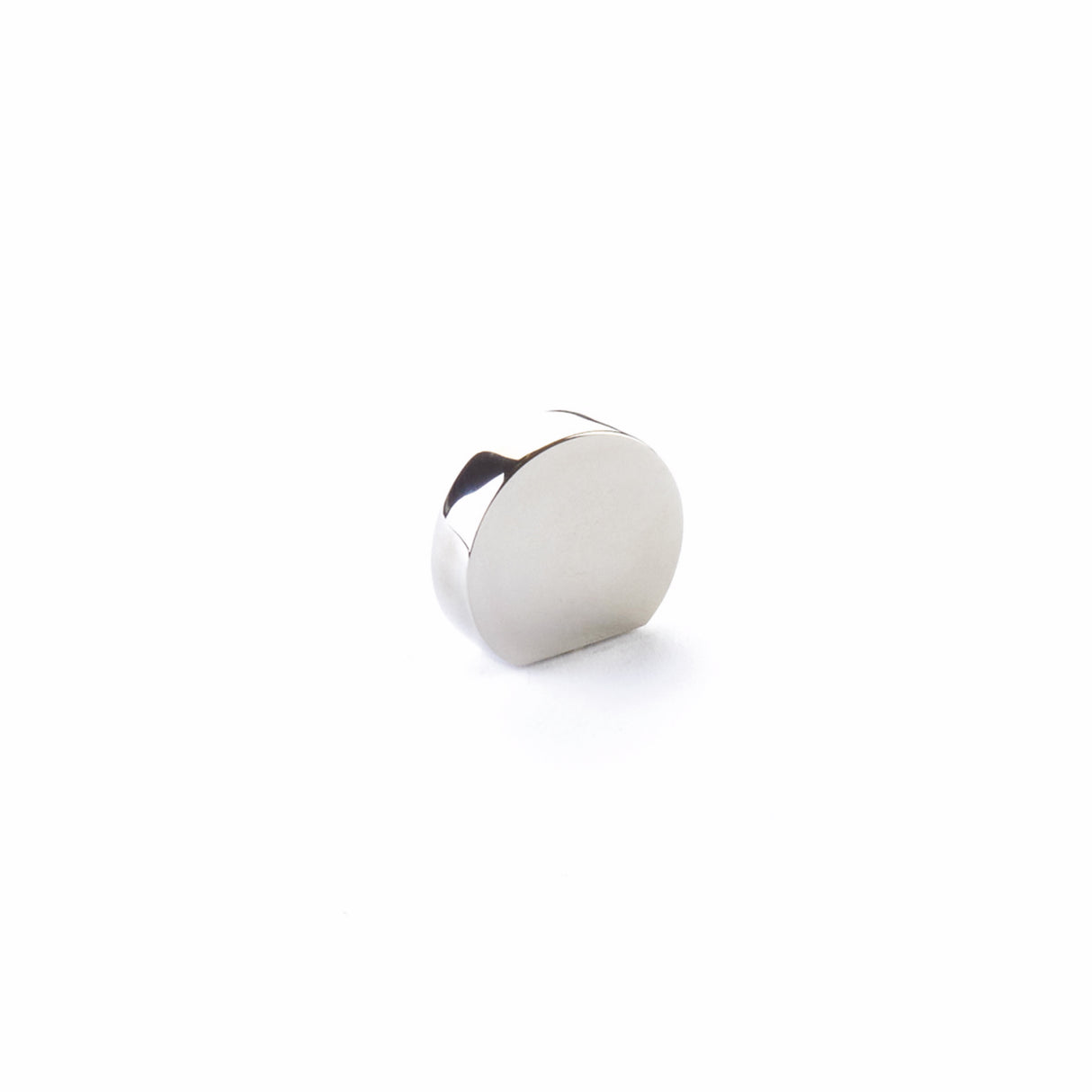 Schaub 10040-PN 1" Cafe Modern Oval Cabinet Knob with 7/8" Center to Center Polished Nickel Finish