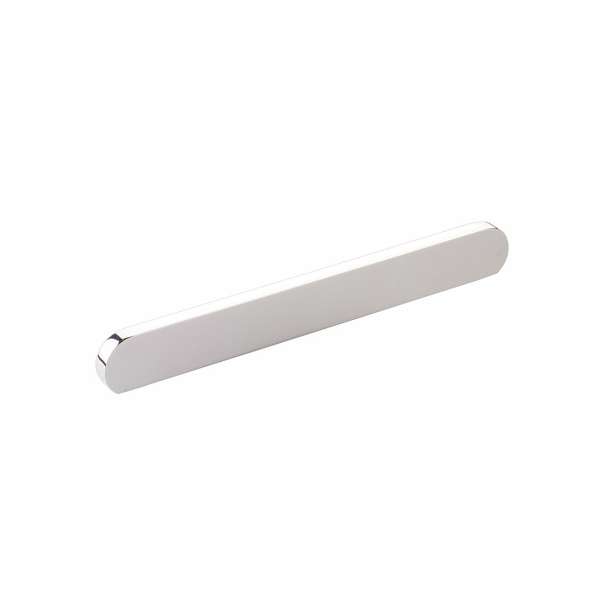 Schaub 10043-PN 8-7/8" Cafe Modern Oval Cabinet Pull with 6-5/16" and 8" Center to Center Polished Nickel Finish