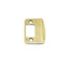 Schlage Commercial 10092609 Round Corner Full Lip Deadbolt Strike Antique Brass Finish