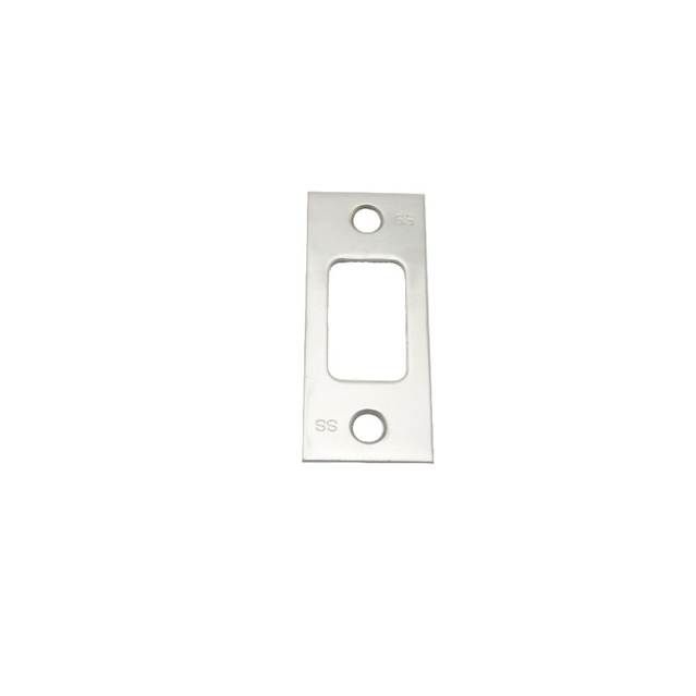 Schlage Commercial 10094619 2-3/4" Square Corner Deadbolt Strike Satin Nickel Finish