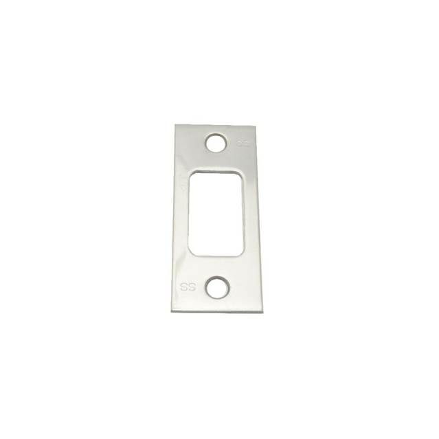 Schlage Commercial 10094626 2-3/4" Square Corner Deadbolt Strike Satin Chrome Finish