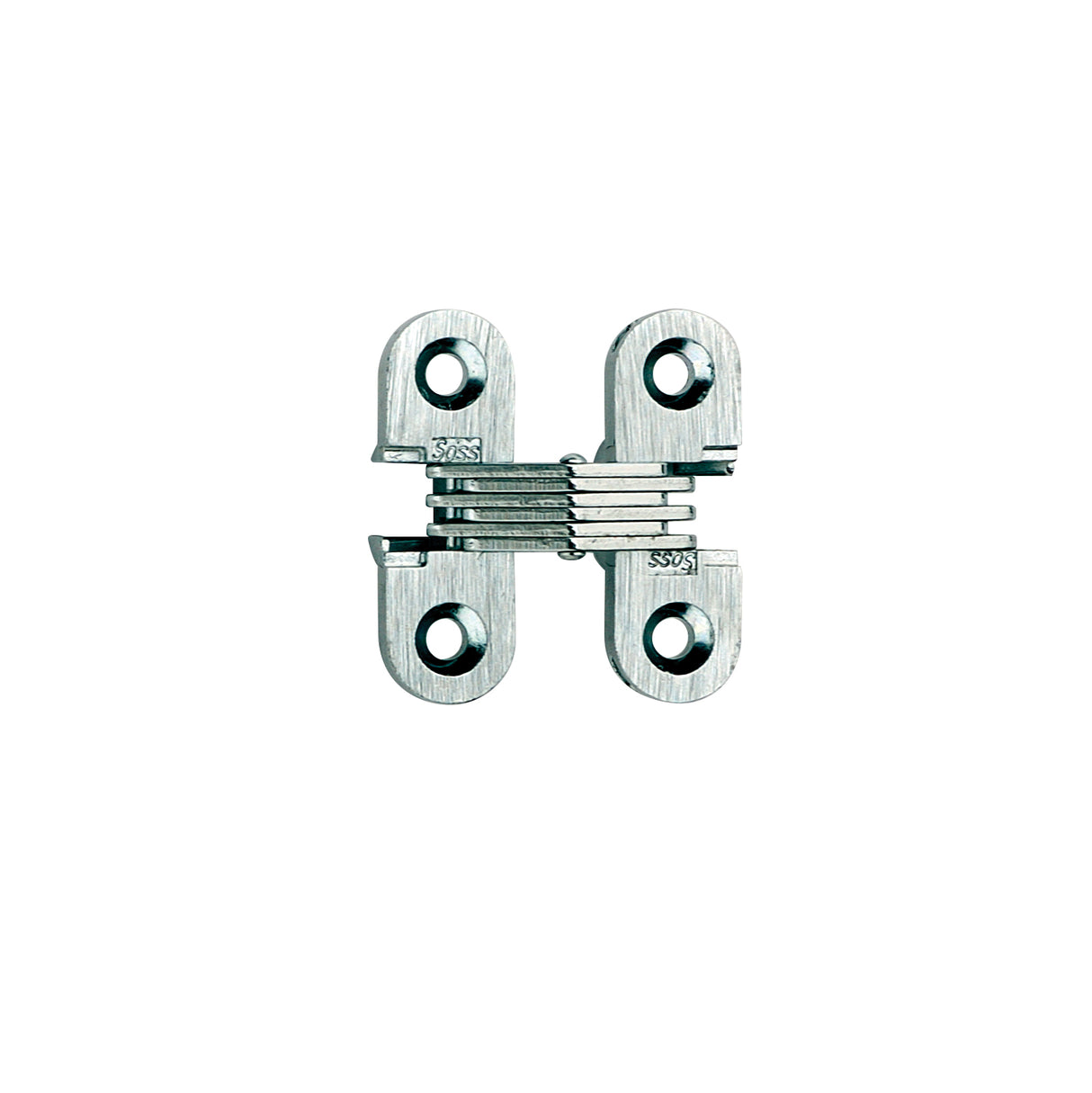 Soss 103CUS19 1/2" x 1-1/2" Light Duty Invisible Hinge for 3/4" Doors Black Finish