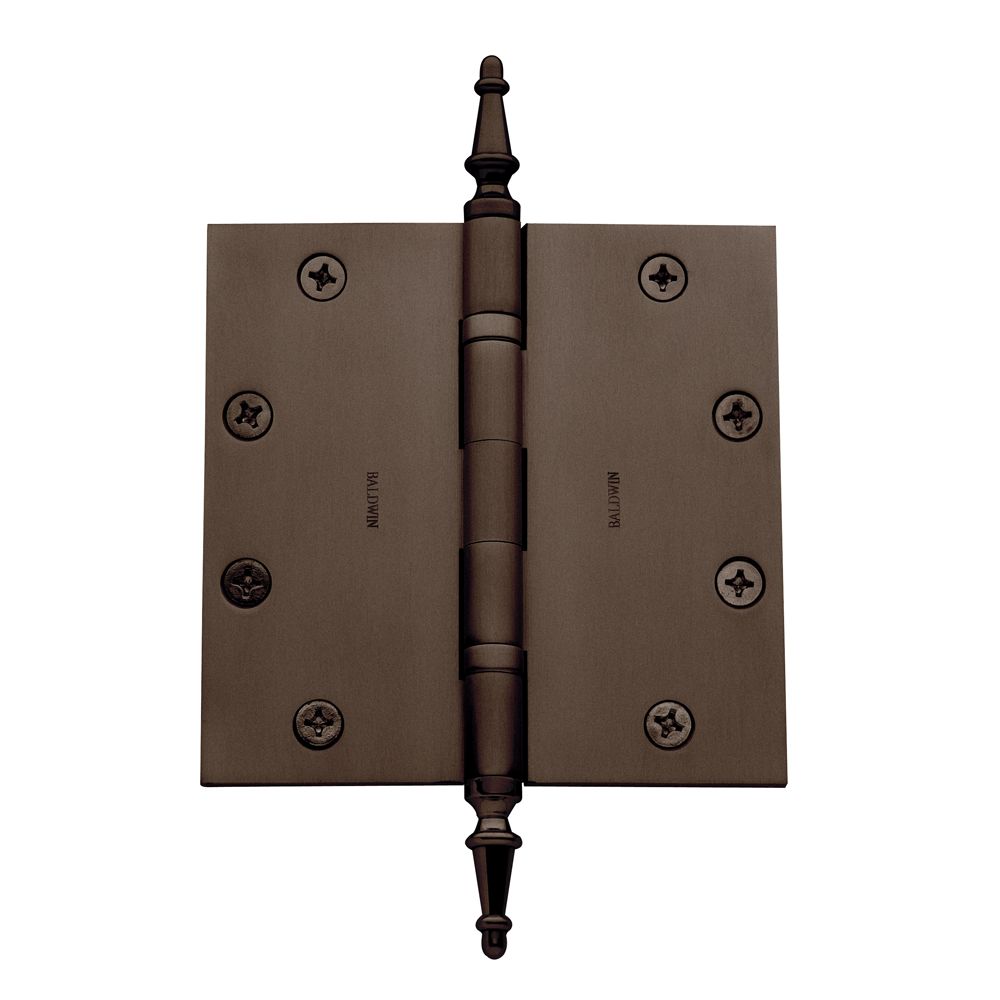 Baldwin 1051112I 5" x 5" Ball Bearing Mortise Square Hinge Venetian Bronze Finish