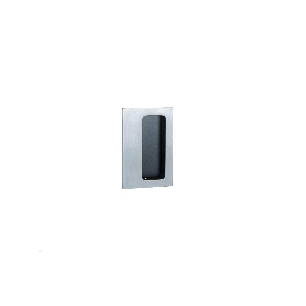 Trimco 1060626 2-3/4" x 4-1/4" Flush Pull Satin Chrome Finish Main image