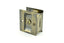 Trimco 1065609 Privacy Pocket Door Lock Square Cutout for 1-3/8" Thick Door Antique Brass Finish