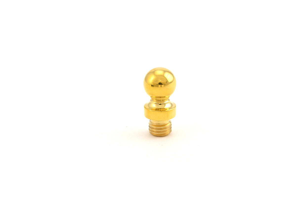 Baldwin 1080031I Ball Tip for Radius Corner Hinge (2/SET) Unlacquered Brass Finish