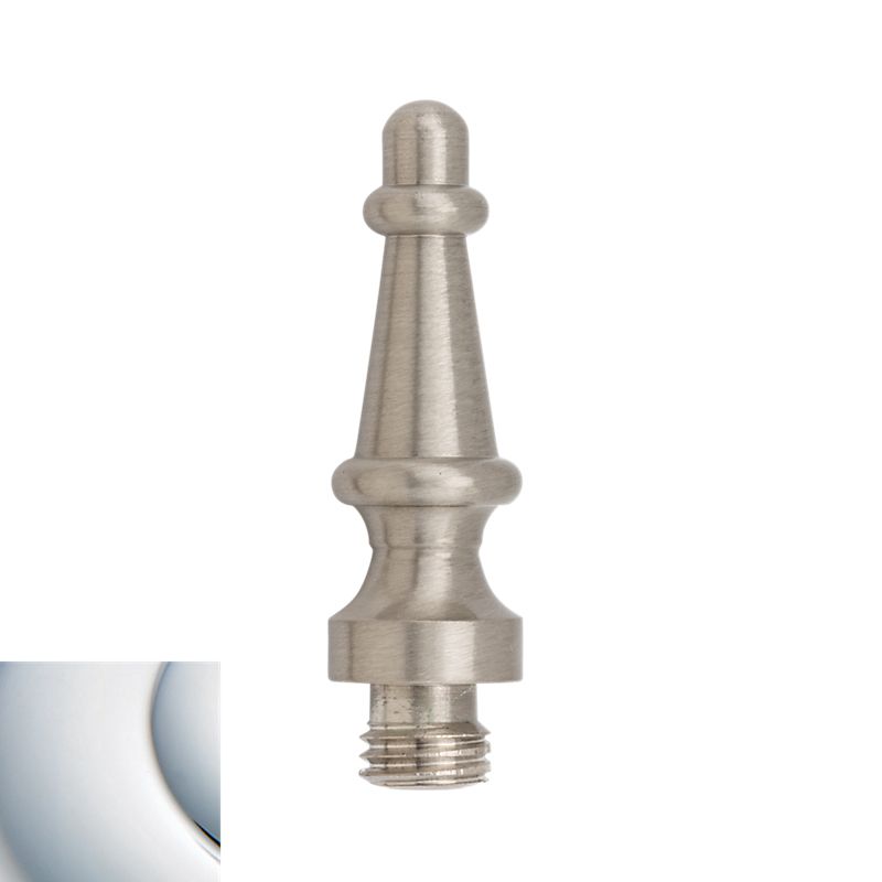 Baldwin 1083260I Steeple Tip for Radius Corner Hinge (2/SET) Bright Chrome Finish