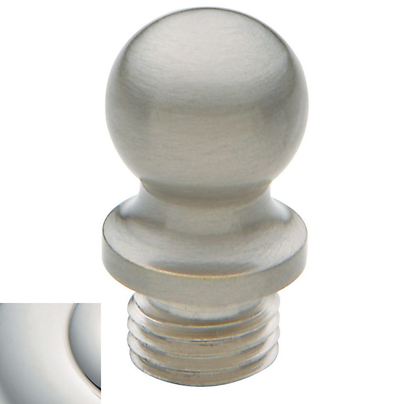 Baldwin 1090055I Ball Tip for Square Corner Hinge (2/SET) Lifetime Bright Nickel Finish