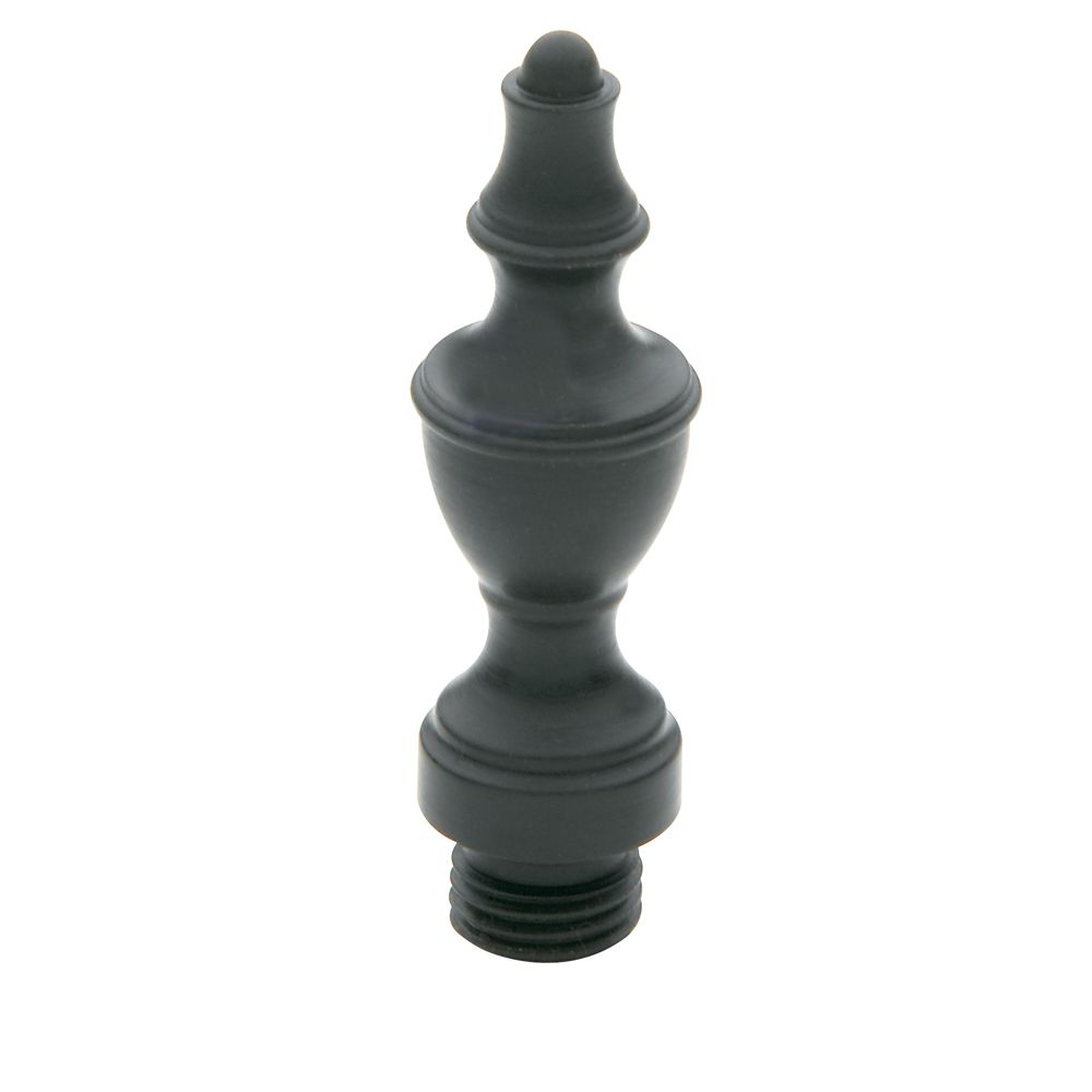 Baldwin 1091102I Urn Tip for Square Corner Hinge (2/SET) Oil Rubbed Bronze Finish