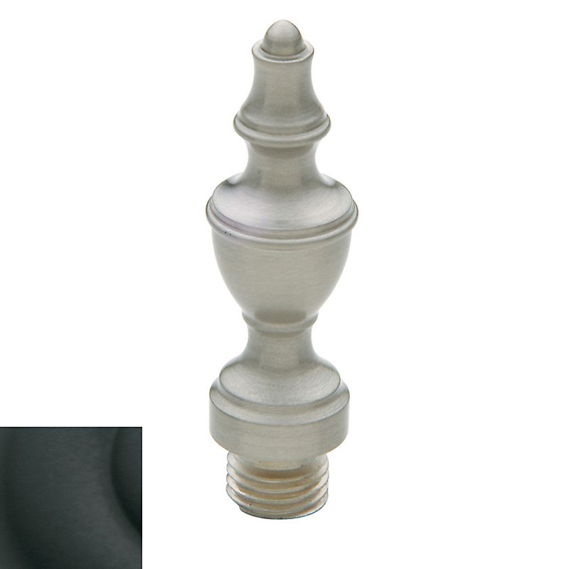 Baldwin 1091190I Urn Tip for Square Corner Hinge (2/SET) Satin Black Finish