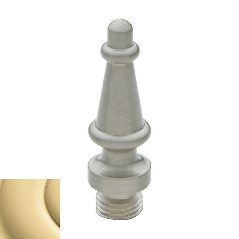 Baldwin 1093031I Steeple Tip for Square Corner Hinge (2/SET) Unlacquered Brass Finish