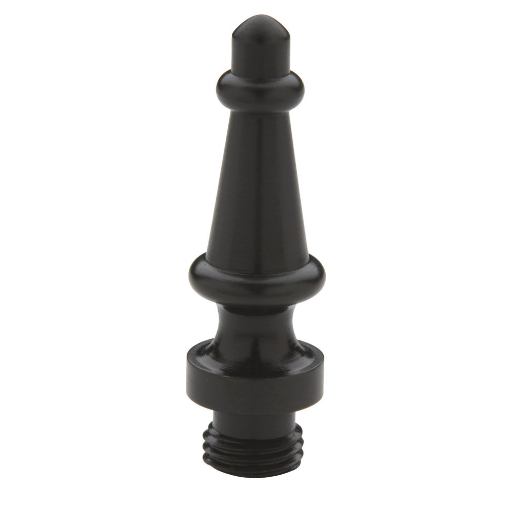 Baldwin 1093102I Steeple Tip for Square Corner Hinge (2/SET) Oil Rubbed Bronze Finish