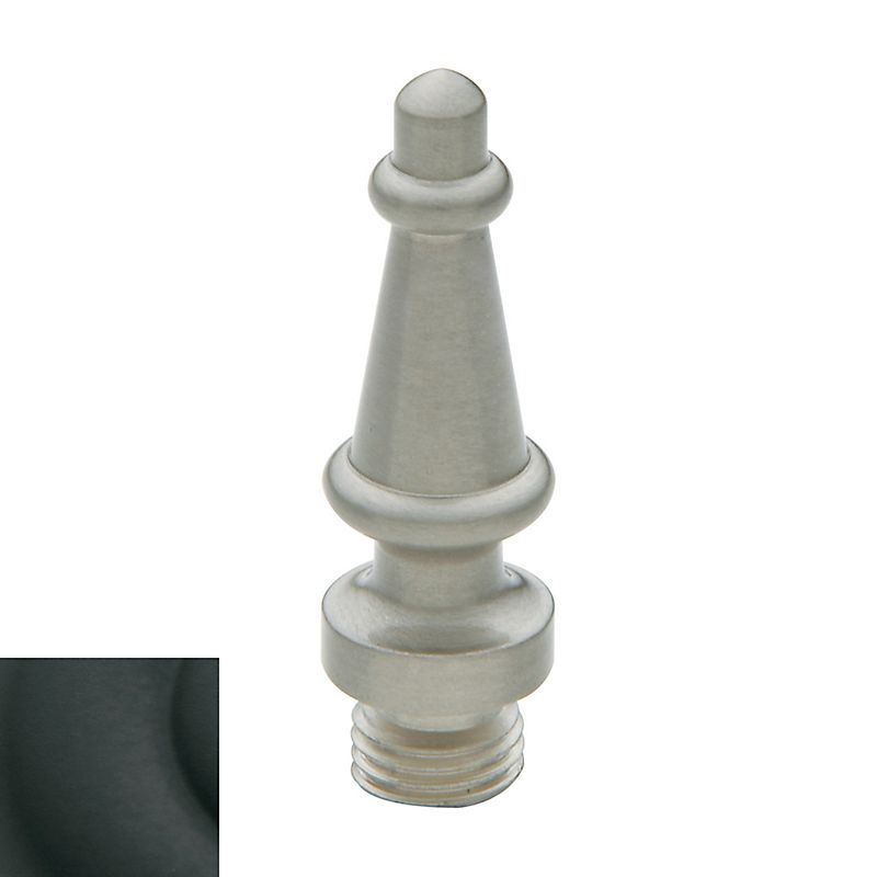 Baldwin 1093190I Steeple Tip for Square Corner Hinge (2/SET) Satin Black Finish