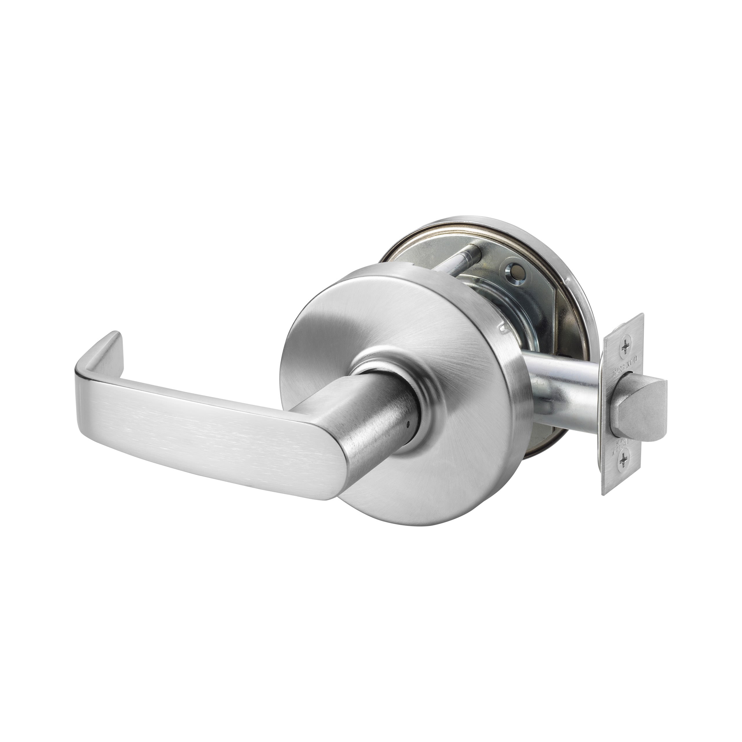 Sargent 10XG153LL26D Exit Communicating Cylindrical Lever Lock Grade 1 with L Lever and L Rose with ASA Strike Satin Chrome Finish Main image