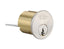 ASSA Abloy Accentra 1109E1R626 6 Pin Standard Rim Cylinder with E1R Para Keyway US26D (626) Satin Chrome Finish