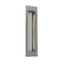 Trimco 11108630 2-1/2" x 8" Rectangular Flush Pull Satin Stainless Steel Finish