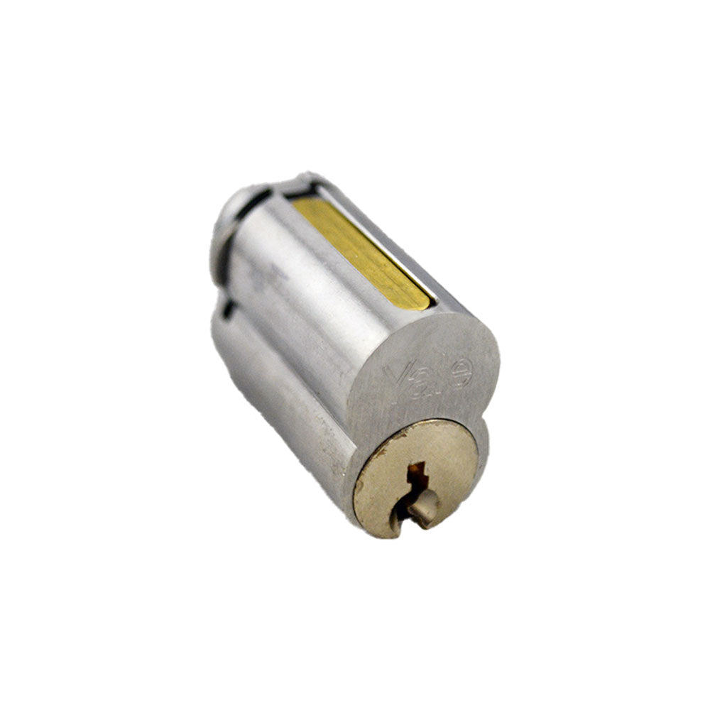 ASSA Abloy Accentra 1210SD626 Large Format IC 6 Pin Cylinder with SD Keyway US26D (626) Satin Chrome Finish Main image