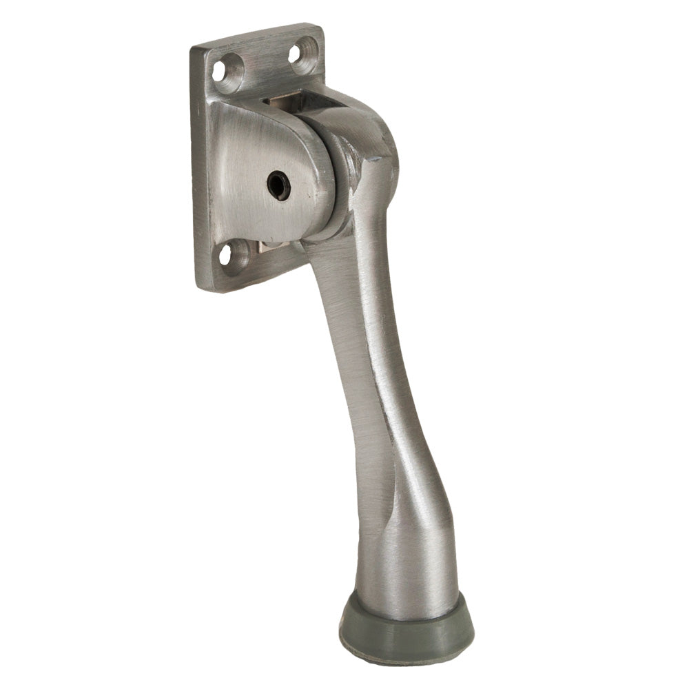 Trimco 12214628 4" Kick Down Door Holder Sprayed to Match Aluminum Finish Main image