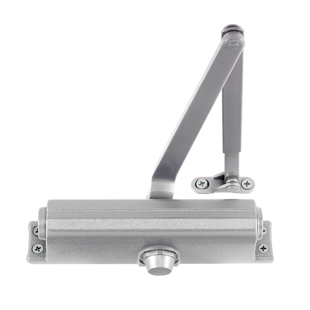 LCN 1261RWPAAL Parallel Arm Adjustable 1-5 Surface Mounted Regular Door Closer with TBSRT Thru Bolts 689 Aluminum Finish Main image