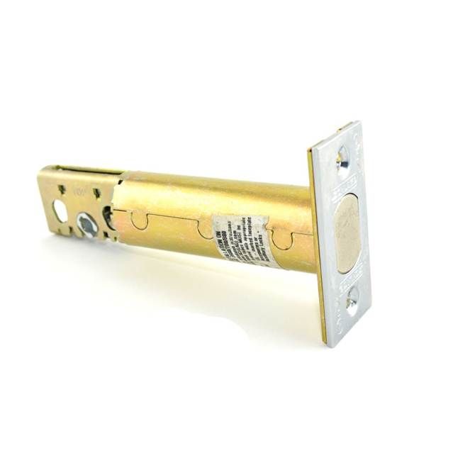 Schlage Commercial 12632626 B600 Series Square Corner Deadbolt with 3-3/4" Backset and 1-1/8" Face Satin Chrome Finish Main image