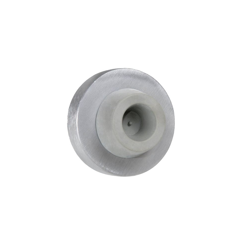 Trimco 1270CV626 Cast Concave Wall Bumper Satin Chrome Finish Main image