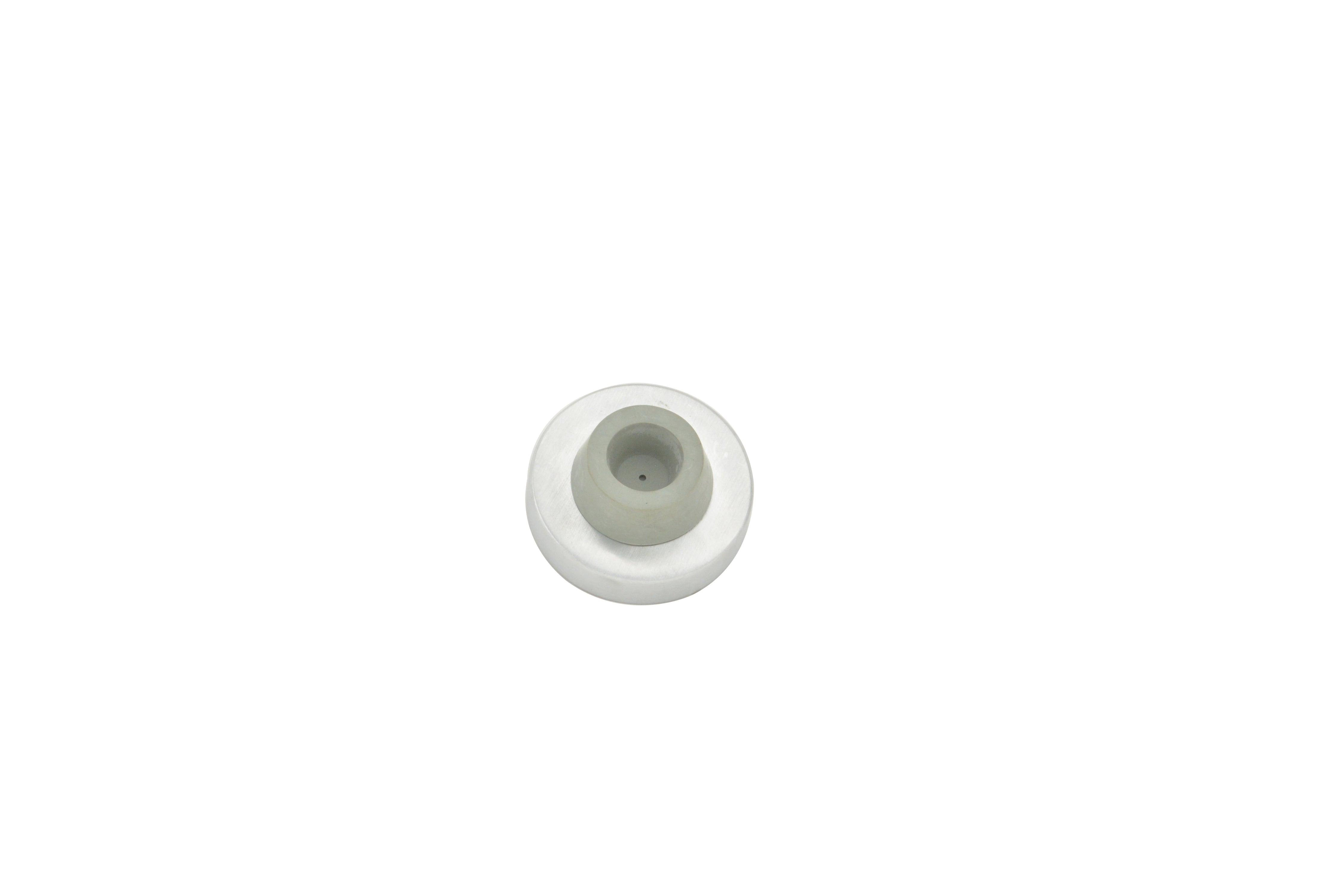 Trimco 1270CVPV626 Prison Version Cast Concave Wall Bumper Satin Chrome Finish Main image