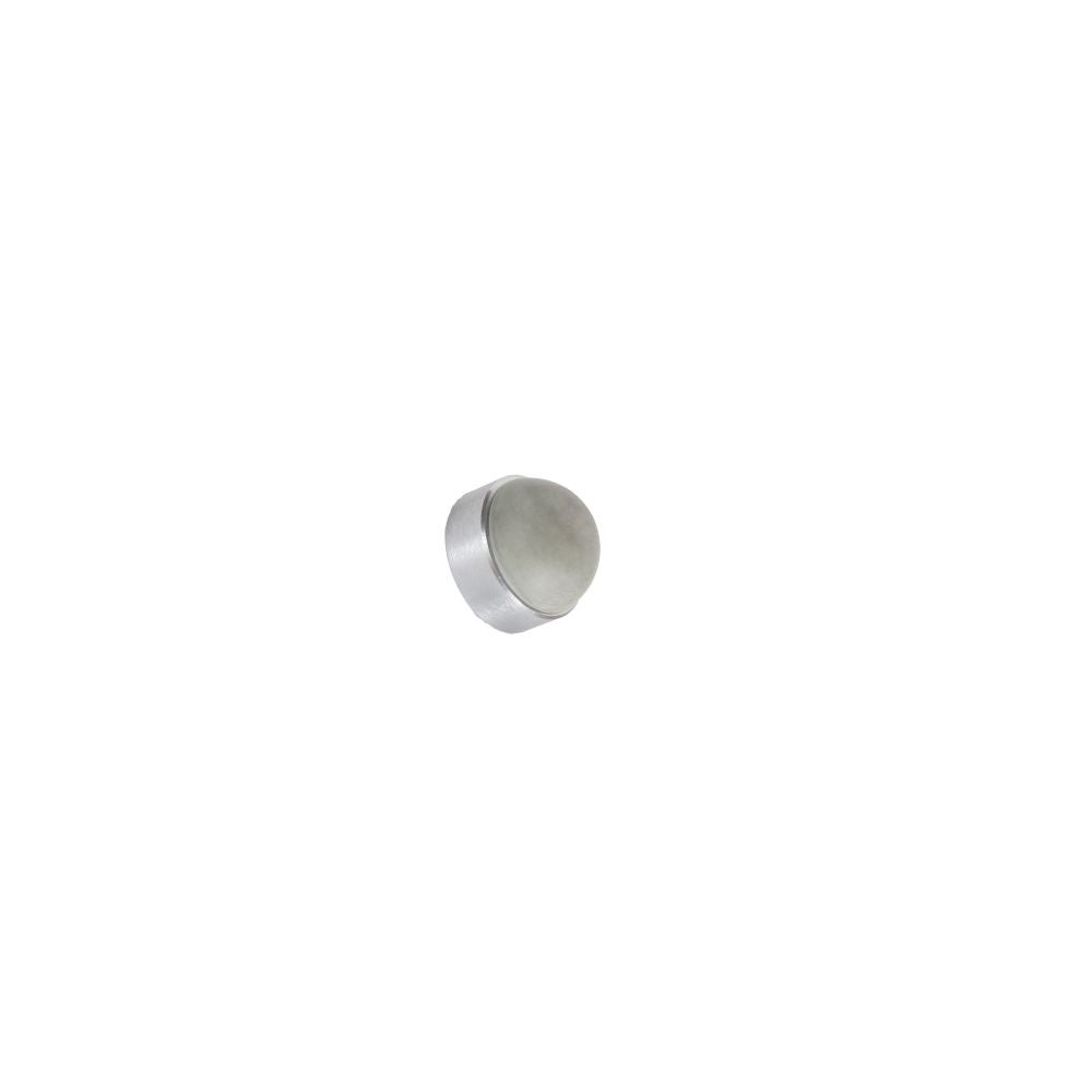 Trimco 1278CX626 Cast Décor Convex Wall Bumper with Combo Pack Screws Satin Chrome Finish Main image