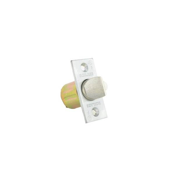 Schlage Commercial 14048626 D Series Square Corner Dead Latch with 2-3/8" Backset and 1" Face Satin Chrome Finish Main image