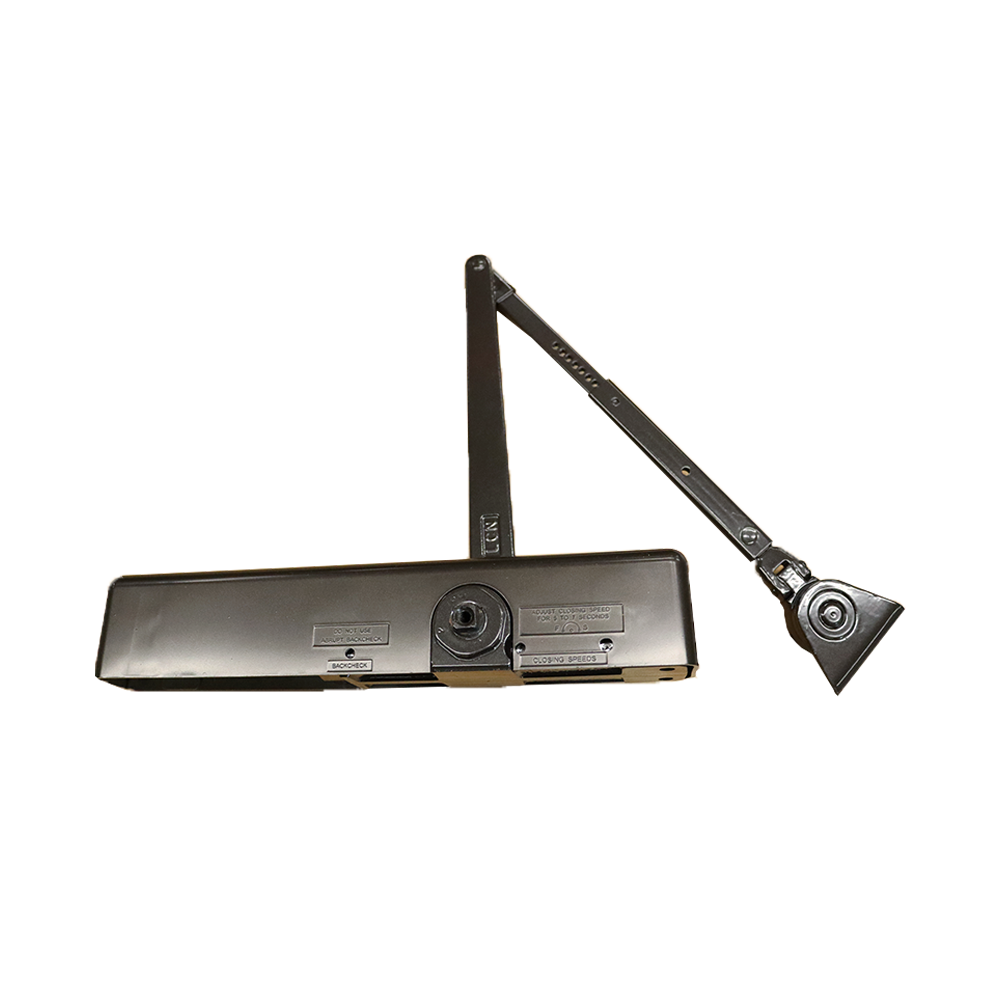 LCN 1461HWPADKBRZ Parallel Arm Adjustable 1-6 Surface Mounted Hold Open Door Closer with TBSRT Thru Bolts 695 Dark Bronze Finish Main image
