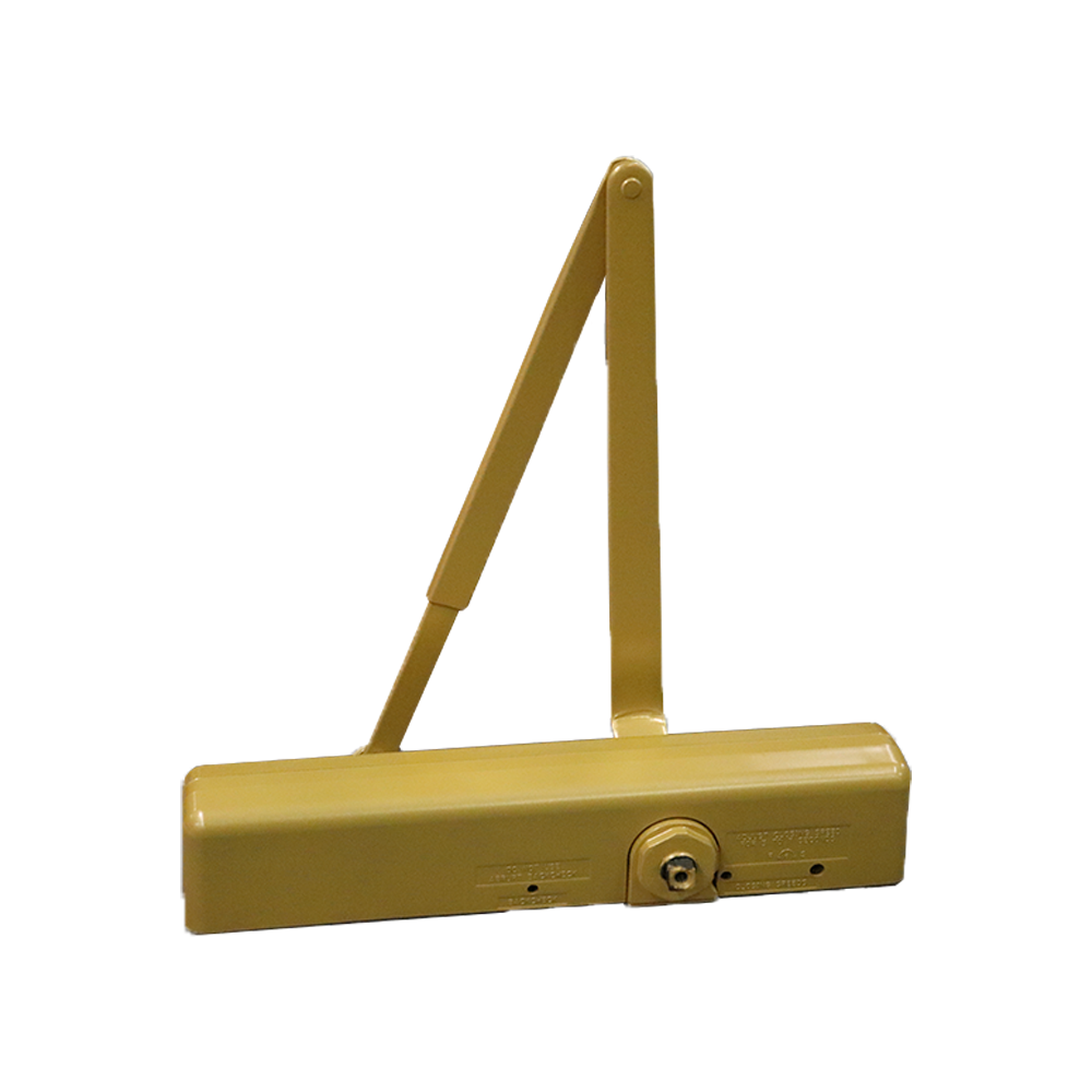 LCN 1461RWPABRASS Parallel Arm Adjustable 1-6 Surface Mounted Regular Door Closer with TBSRT Thru Bolts 696 Brass Finish Main image