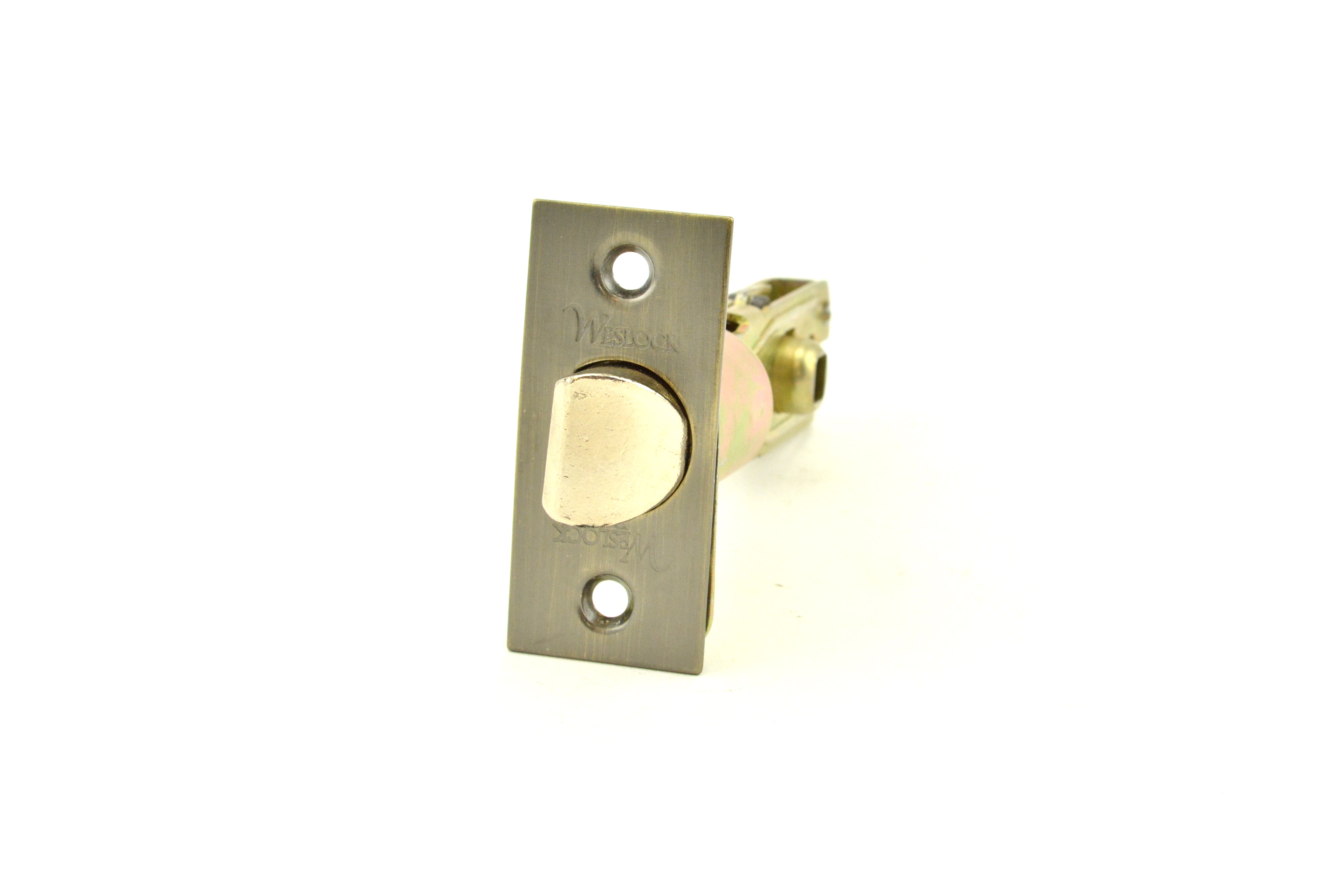 Weslock 14652XA-SL Dual Options 2-3/8" Spring Latch for Interconnected Antique Brass Finish Main image