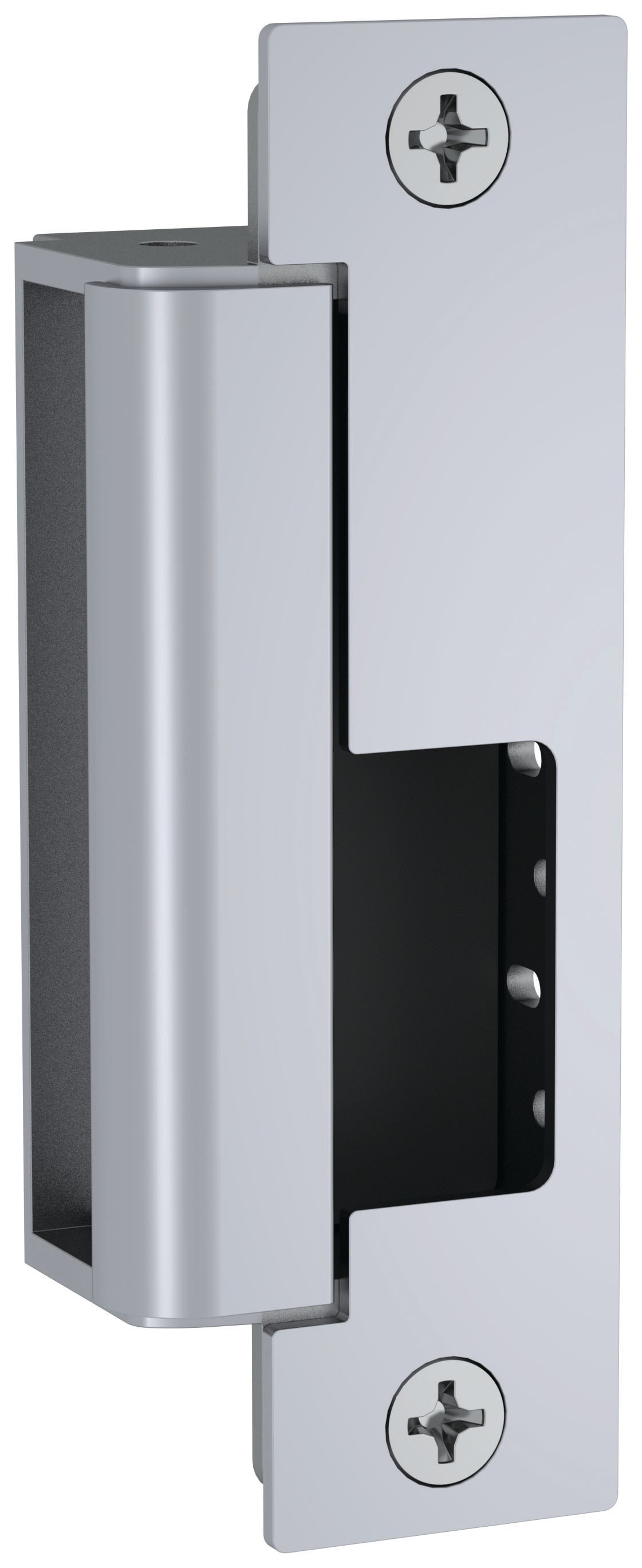 Hes 1500C630LM 12 / 24 Volt DC Electric Strike Complete Pac with Single Lock Monitor Satin Stainless Steel Finish
