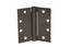 McKinney 150241210B 4-1/2" x 4-1/2" Square Corner Steel Single Acting Standard Weight Full Mortise Spring Hinge # 156021 Oil Rubbed Bronze Finish