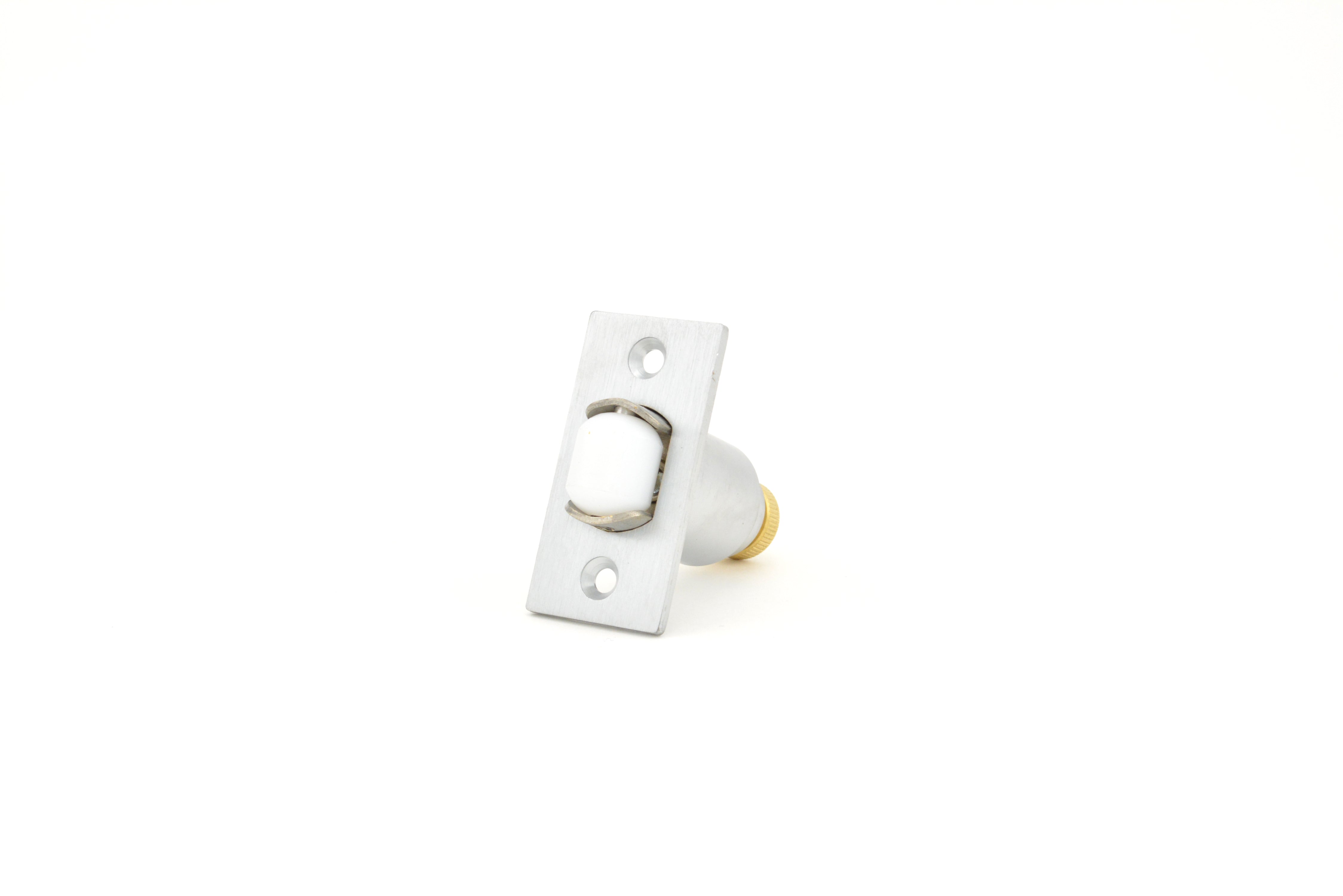 Trimco 1554626 Heavy Duty Roller Latch with B Strike Satin Chrome Finish Main image