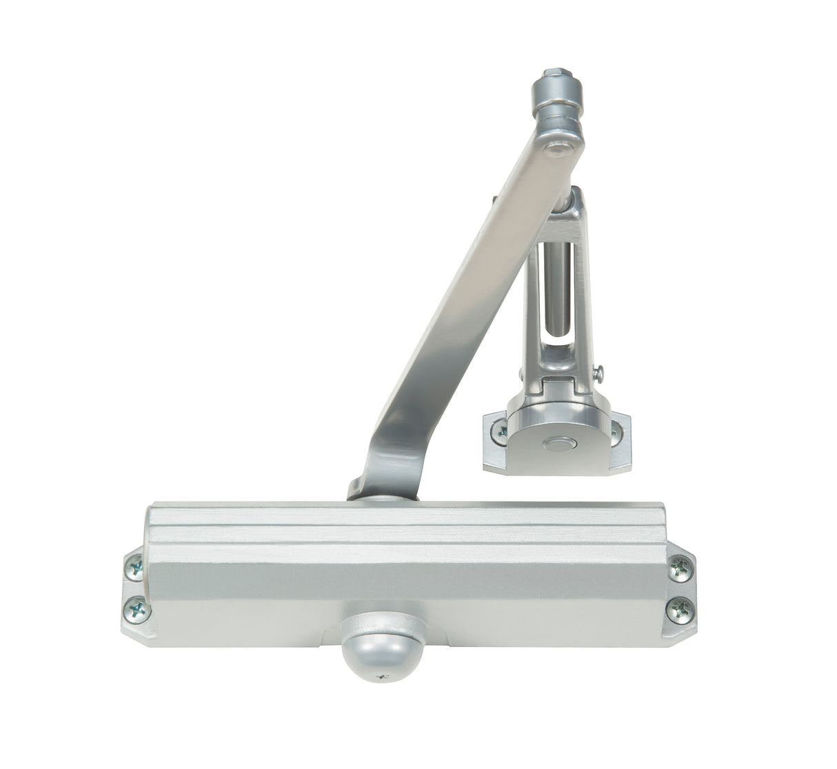 Norton 1601H696 Adjustable Hold Open Medium Duty Surface Mounted Door Closer with Sex Nuts Gold Finish