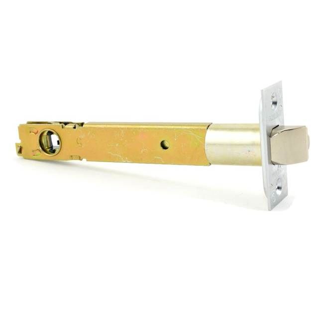Schlage Commercial 16132626 S Series Square Corner Dead Latch with 5" Backset and 1-1/8" Face Satin Chrome Finish Main image