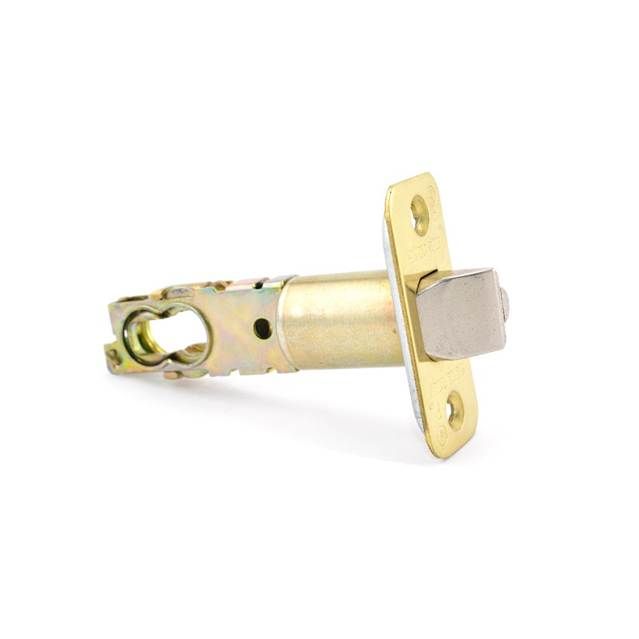 Schlage Commercial 16204605 S Series Round Corner Adjustable Dead Latch Bright Brass Finish