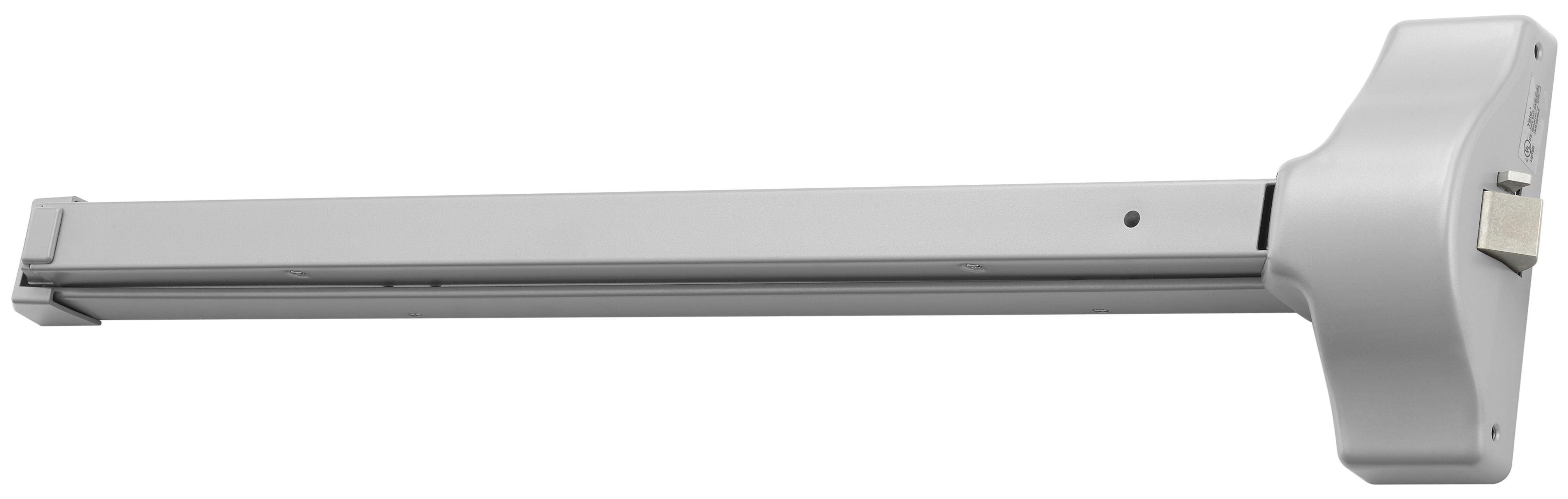 ASSA Abloy Accentra 1800F36689 3 Hour Fire Rated 3' Exit Only Economy Rim Exit Device 689 Aluminum Finish Main image