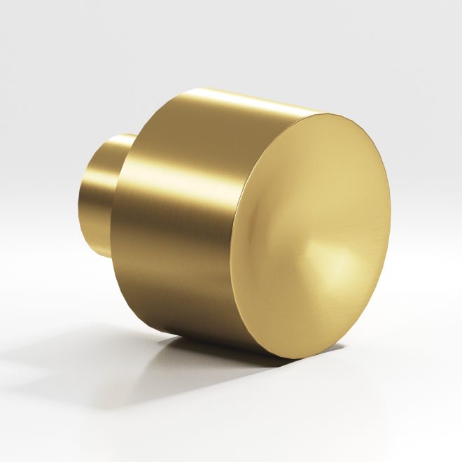 Colonial Bronze 1854.CB 185 Series 1-1/4" Diameter Cabinet Knob Satin Brass Finish Main image