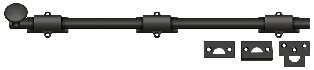 Deltana 18SB10B 18" Surface Bolt; Heavy Duty; Oil Rubbed Bronze Finish Main image
