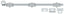 Deltana 18SB26 18" Surface Bolt; Heavy Duty; Bright Chrome Finish