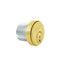 Schlage Commercial 20001C606114 1-1/4" Conventional Mortise Cylinder C Keyway with Compression Ring and Spring with Straight Cam Satin Brass Finish