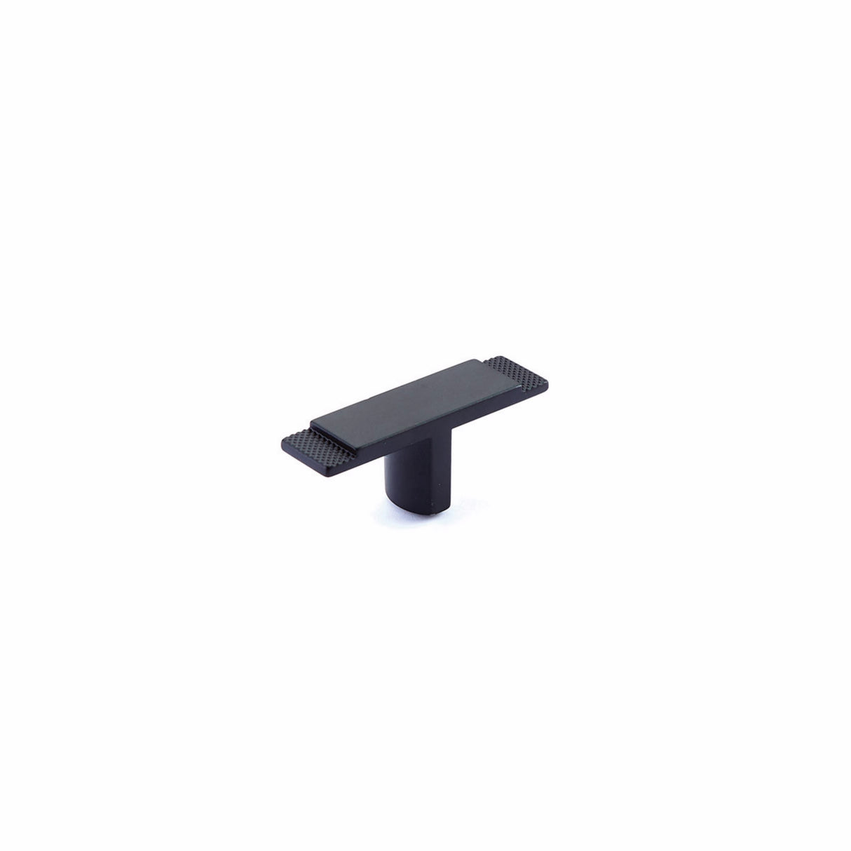Schaub 20013-MB 2-3/8" Quadrato Cabinet T Knob Matte Black Finish