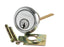 Schlage Commercial 20022C145626 Conventional Rim Everest Cylinder C145 Keyway with Horizontal Tailpiece Satin Chrome Finish