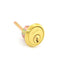 Schlage Commercial 20022C606 Conventional Rim Cylinder C Keyway with Horizontal Tailpiece Satin Brass Finish