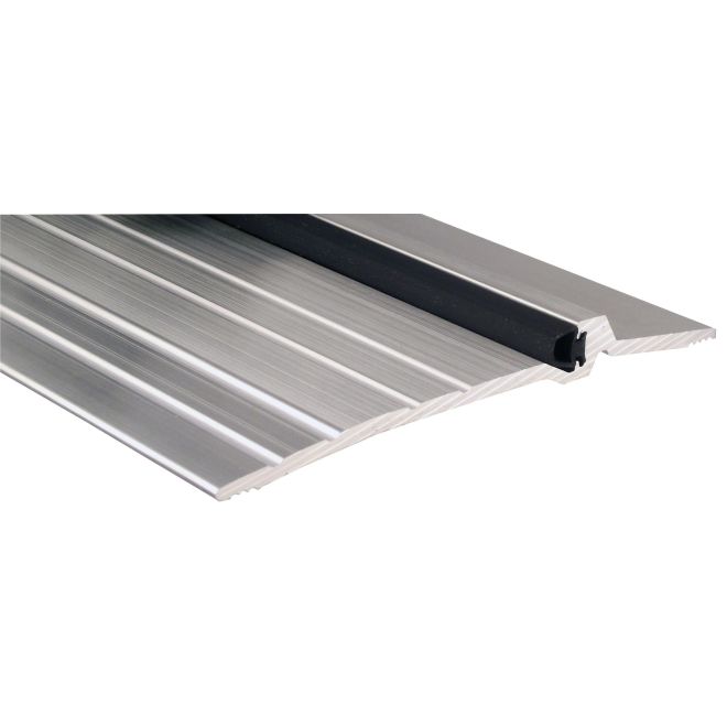 Pemko 2005AT36 36" (3') x 5" x 1/2" Latching Panic Exit Saddle with ThermoSeal Mill Finish Aluminum Finish