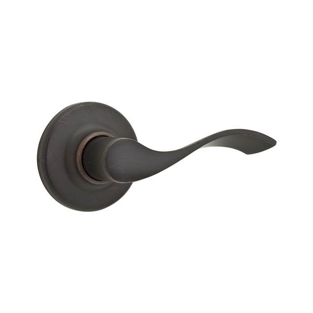 Kwikset 200BL-11P Balboa Lever Passage Door Lock with 6AL Latch and RCS Strike Venetian Bronze Finish