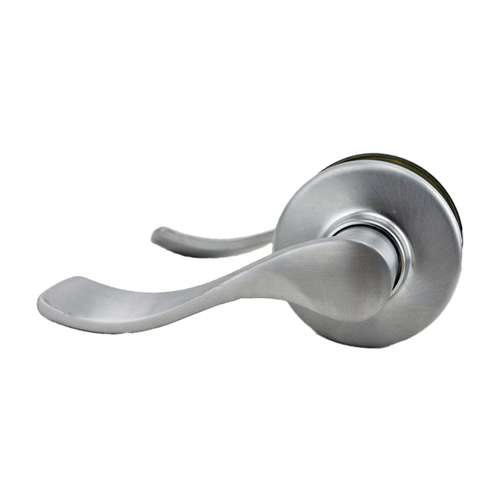 Kwikset 200BL-26D Balboa Lever Passage Door Lock with 6AL Latch and RCS Strike Satin Chrome Finish